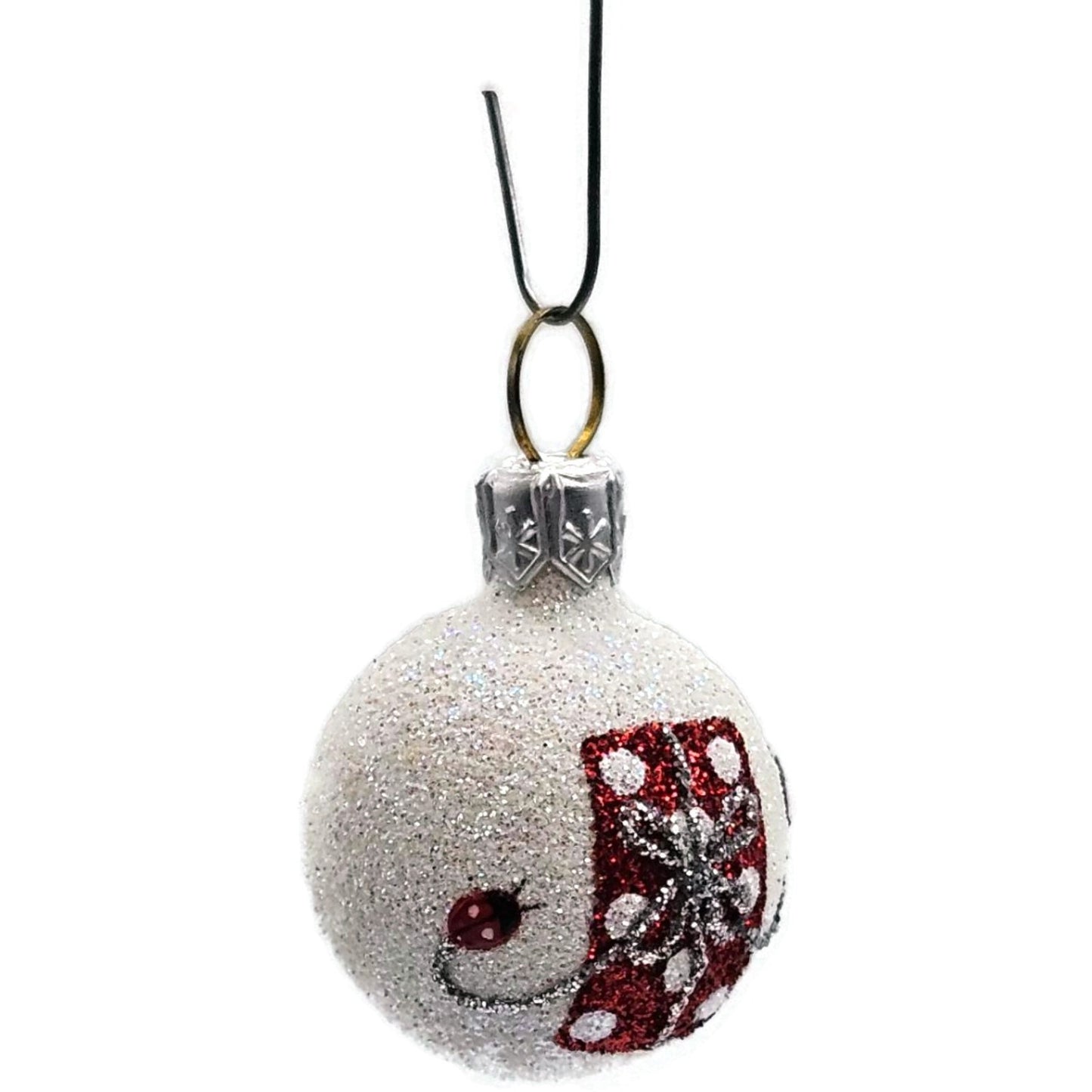 Patricia Breen Studio Gift Ball Present Ladybugs Spring Christmas Tree Ornament