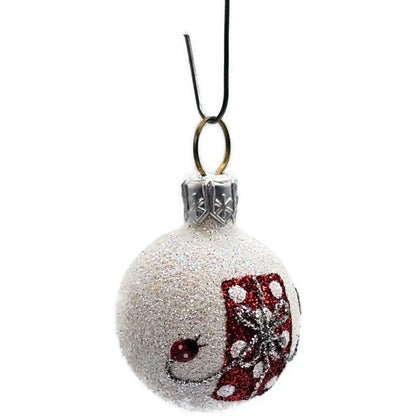 Patricia Breen Studio Gift Ball Present Ladybugs Spring Christmas Tree Ornament