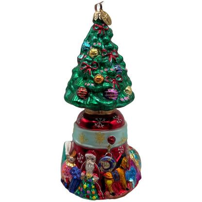 Christopher Radko O'Tannenbell Tree Bell Green Christmas Ornament 00-019-0