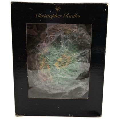 Christopher Radko Holly Frost Berry Green Christmas Tree Ornament 97-135-0