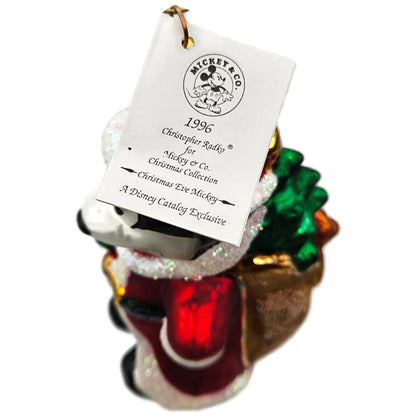 Christopher Radko Christmas Eve Mickey Disney Catalog Exclusive Ornament