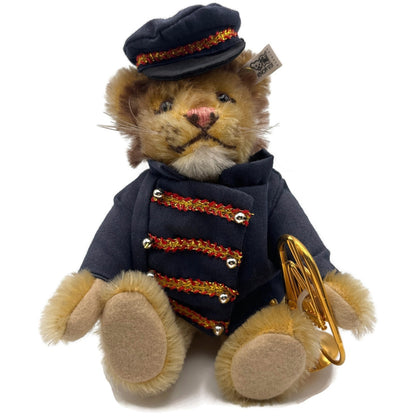 Steiff Golden Age Circus Lion Bandsman Trumpet Teddy Bear Limited Edition Box