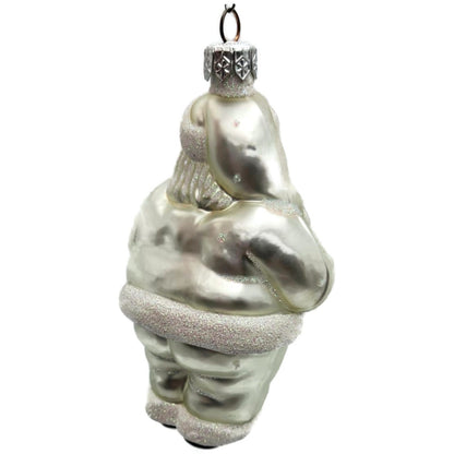 Patricia Breen Ho Ho Ho Santa Claus Pearl Glittered Dots Christmas Tree Ornament