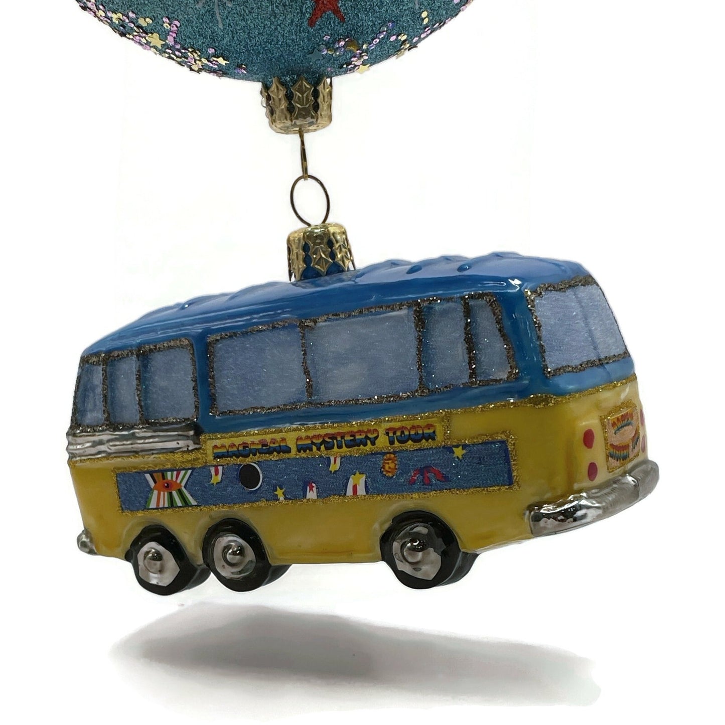Christopher Radko Bus A Tour to the Top The Charts Beatles Christmas Ornament