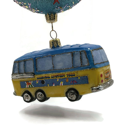 Christopher Radko Bus A Tour to the Top The Charts Beatles Christmas Ornament