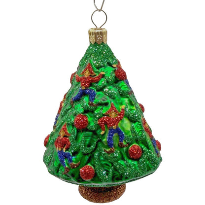 Patricia Breen Leaping Lords Dancing Elves Tree Christmas Decor Ornament 2421