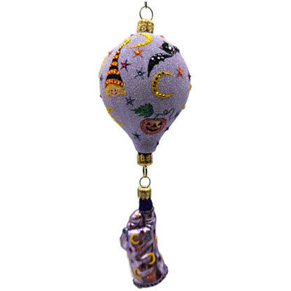 Patricia Breen Santa For Karen Halloween Icons Balloon Moon Stars Ornament Gumps