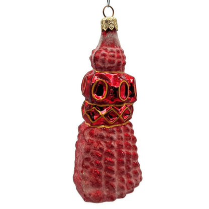 Christopher Radko Fancy Fringe Red Easter Spring Holiday Ornament 96-006-0