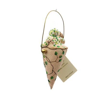 Patricia Breen Victorian Candy Cone Peaches Spring Christmas Tree Ornament