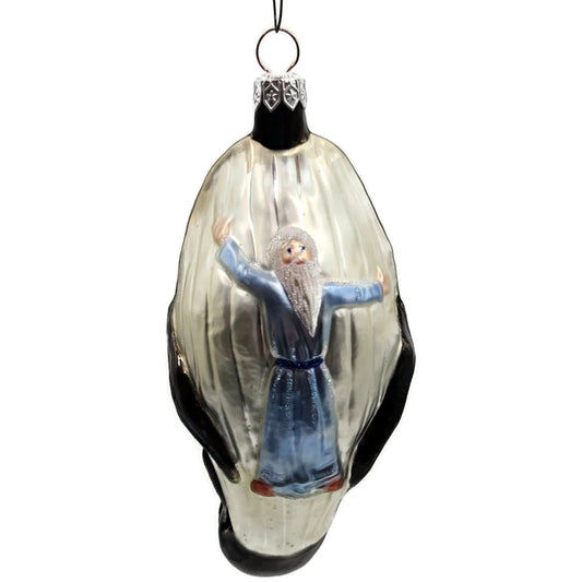 Patricia Breen Jonah and the Whale Black Pearl Nautical Christmas Tree Ornament