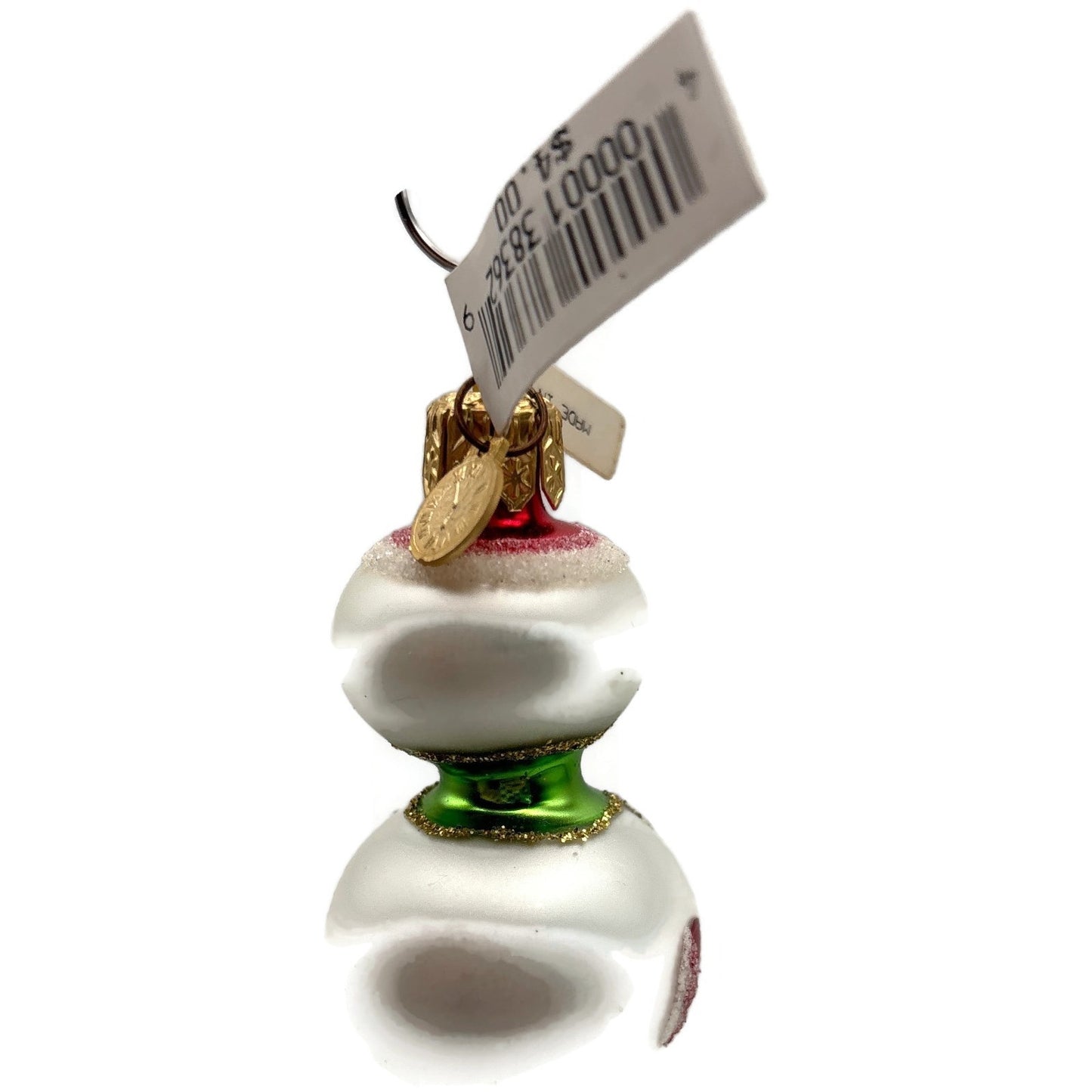 Department 56 Miniature Snowman White Poland Christmas Tree Ornament