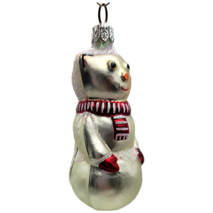 Patricia Breen Snowcat With Red Scarf Pearl Christmas Tree Signed Ornament