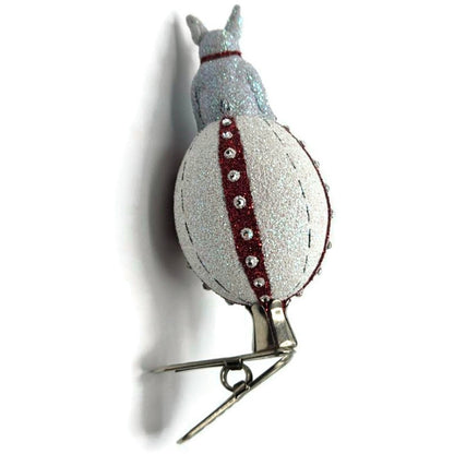 Patricia Breen Sitting Pretty Ladybugs White Red Clip On Easter Holiday Ornament