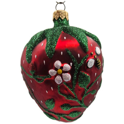 Patricia Breen Grande Strawberry Fruit Bees Spring Christmas Tree Ornament