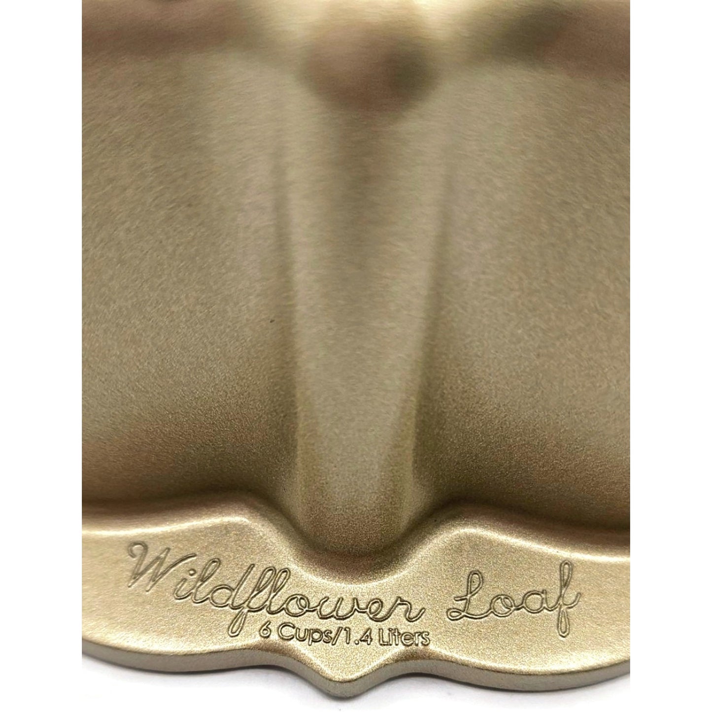 Wildflower Loaf Cake Pan 6 Cup Heavy Cast Gold Williams Sonoma Nordic Ware