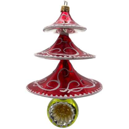 Heartfully Yours Christopher Radko Centennial Tree Reflector Christmas Ornament