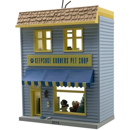 Hallmark Keepsake Korners Pet Shop Nostalgic Christmas Village Tree Ornament