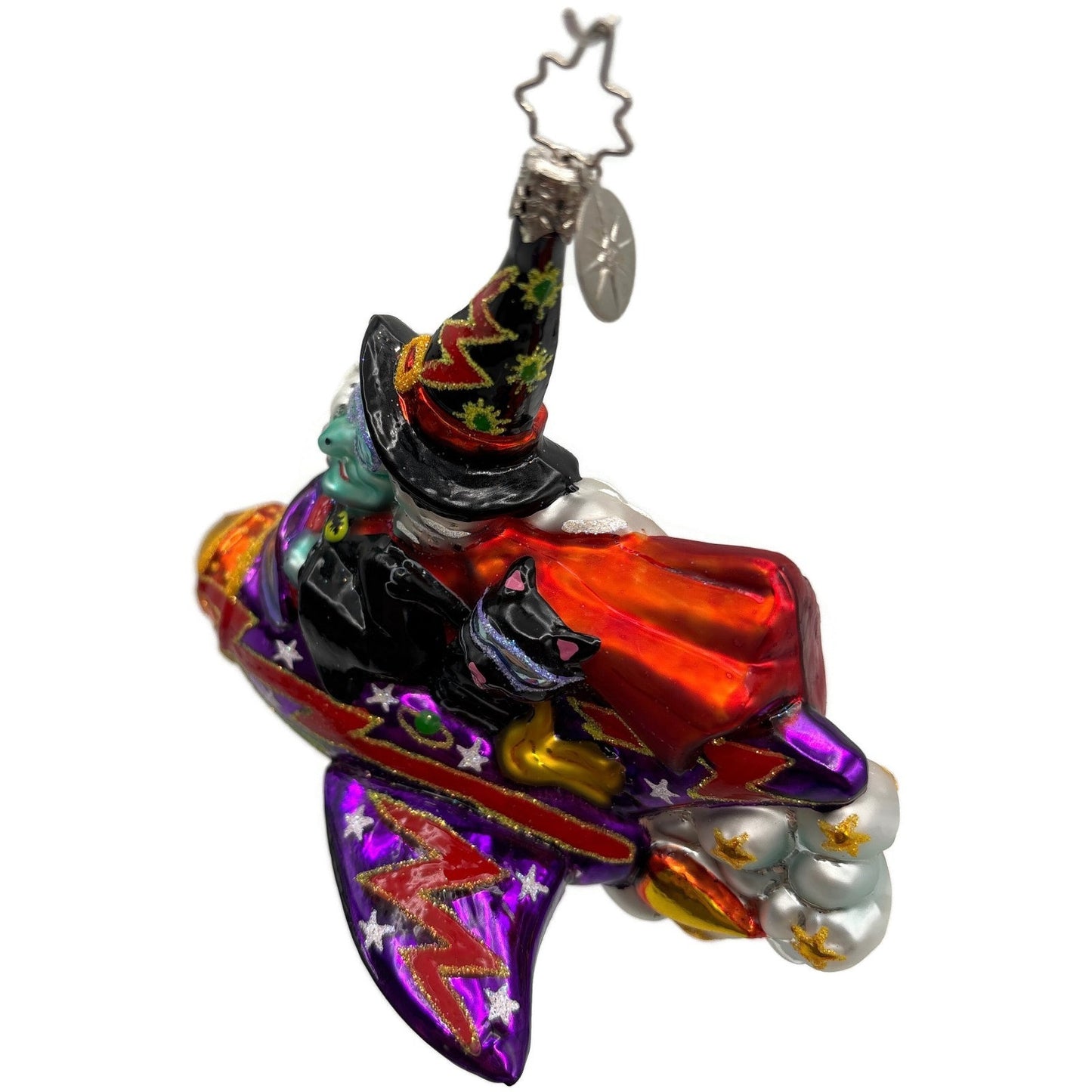 Christopher Radko Broomer Zoomer Witch Halloween Christmas Tree Ornament 1011692