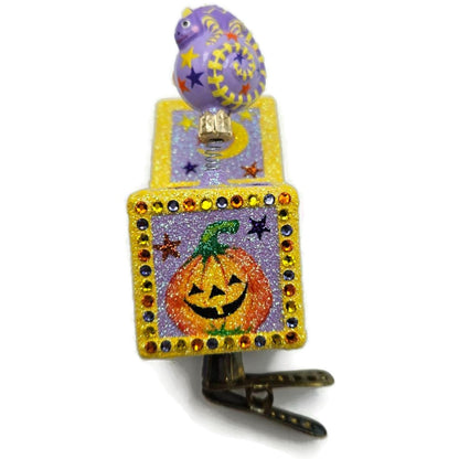 Patricia Breen Pop! Goes the Chameleon Purple Halloween Clip On Ornament CATZ