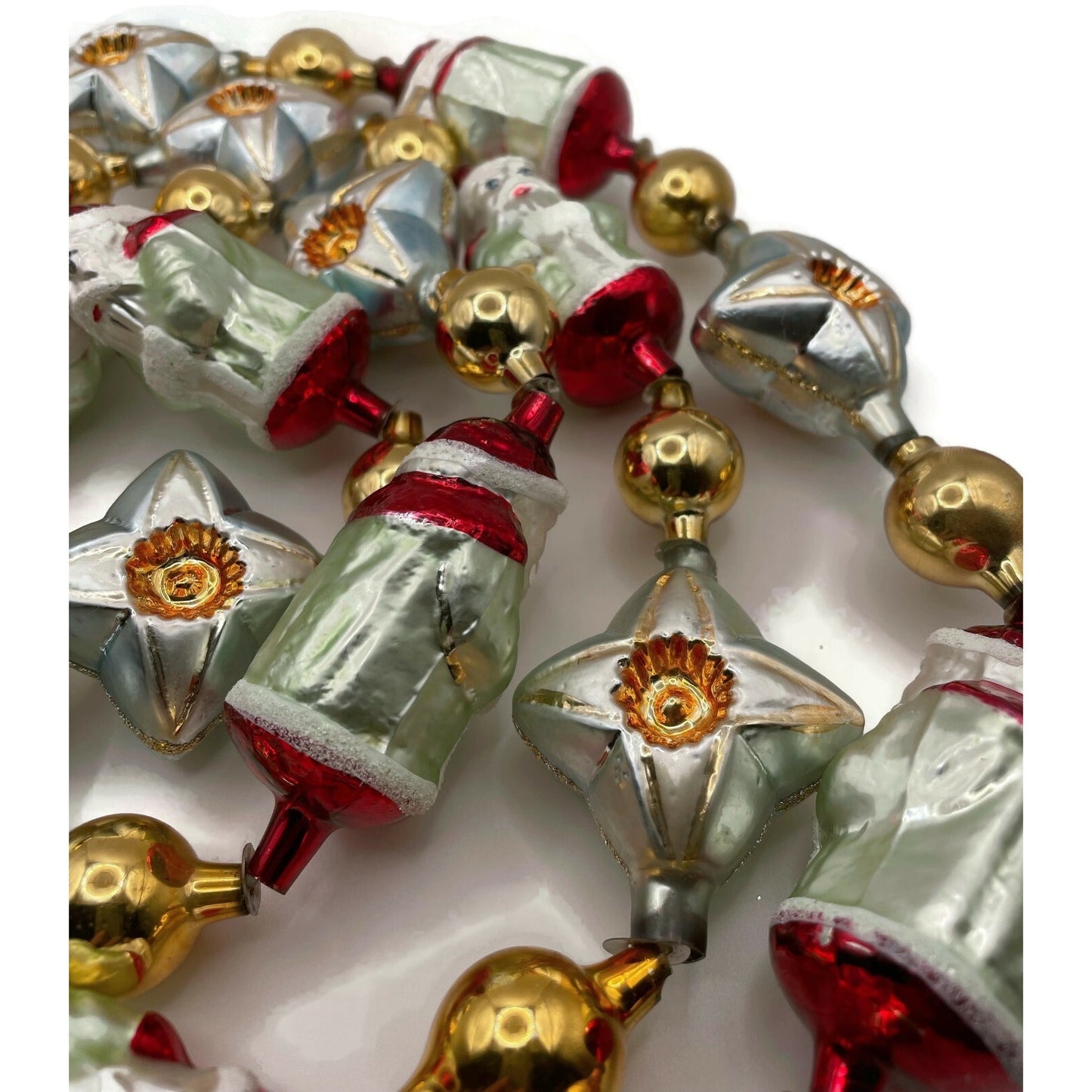 Christopher Radko Garland Santa Claus by Starlight Pearl Christmas Tree 94-451