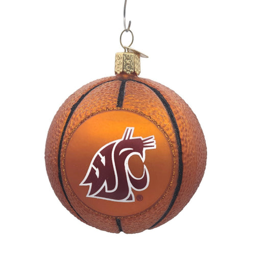Washington State Cougars Basketball Holiday Ornament Old World Christmas WSU