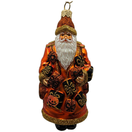 Patricia Breen Portobello Road Santa Orange Pumpkin Halloween Christmas Ornament