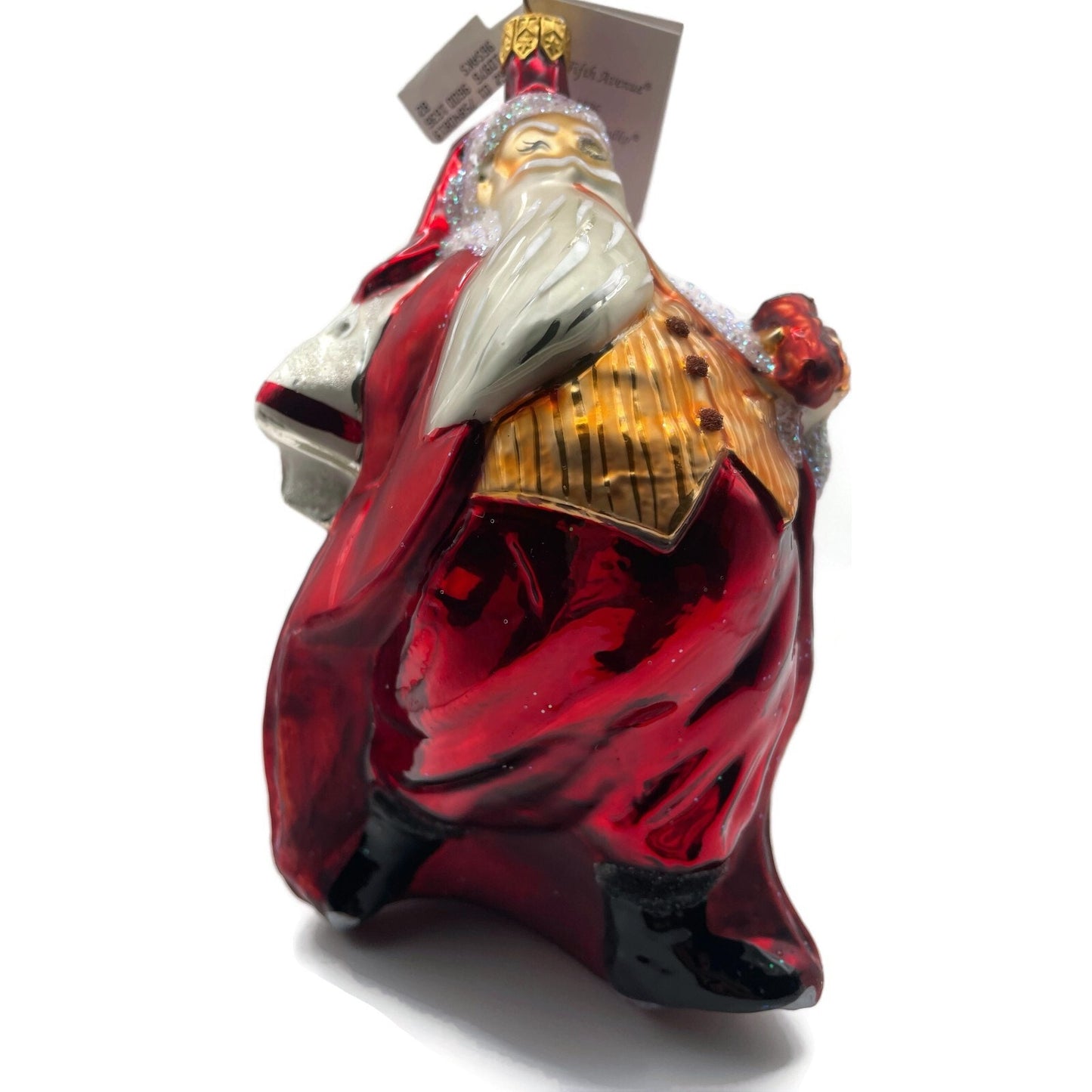 Christopher Radko Santa Calls Limited Edition Saks 5th Avenue Christmas Ornament