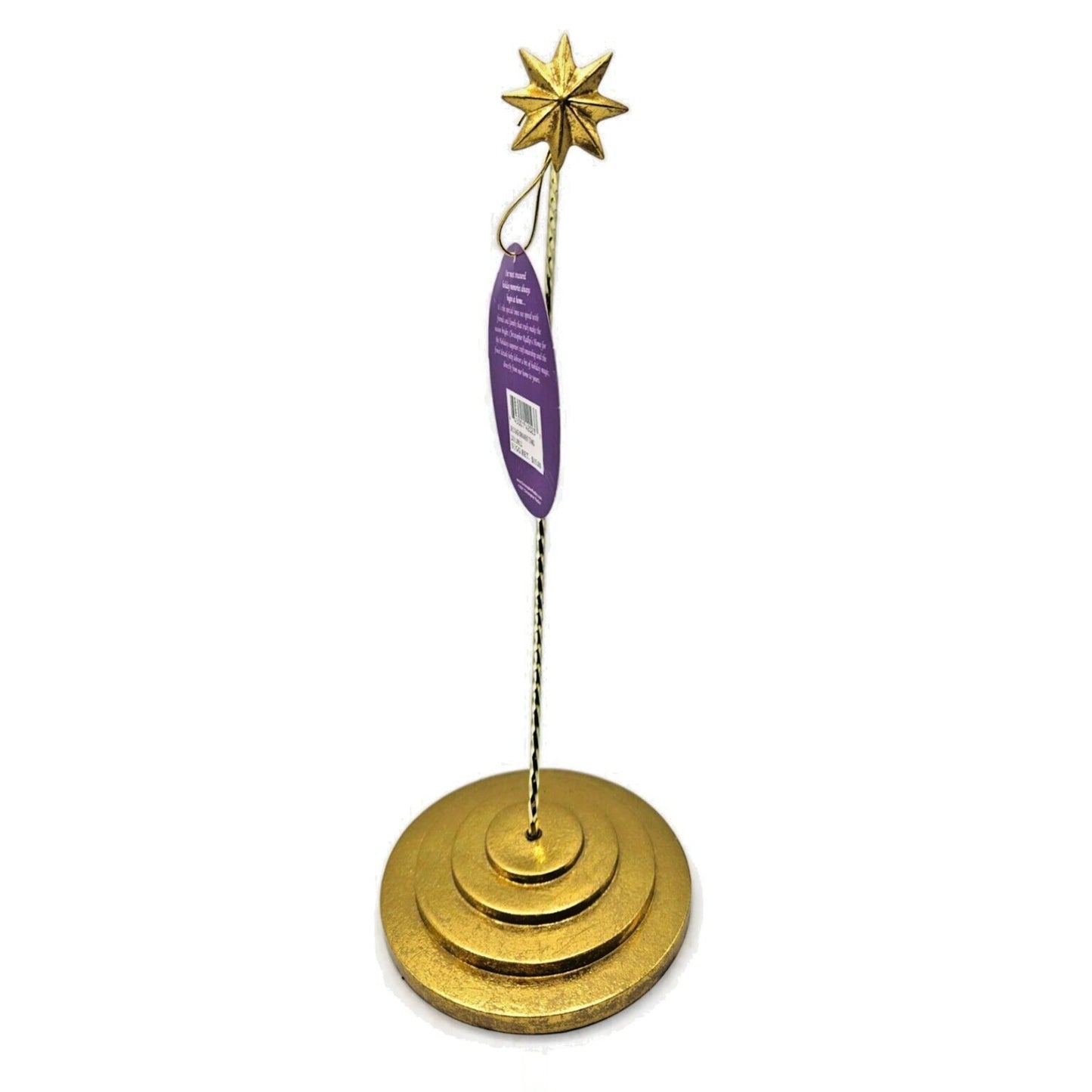 Christopher Radko Ornament Stand Medium Starlight Gold Christmas 2011812