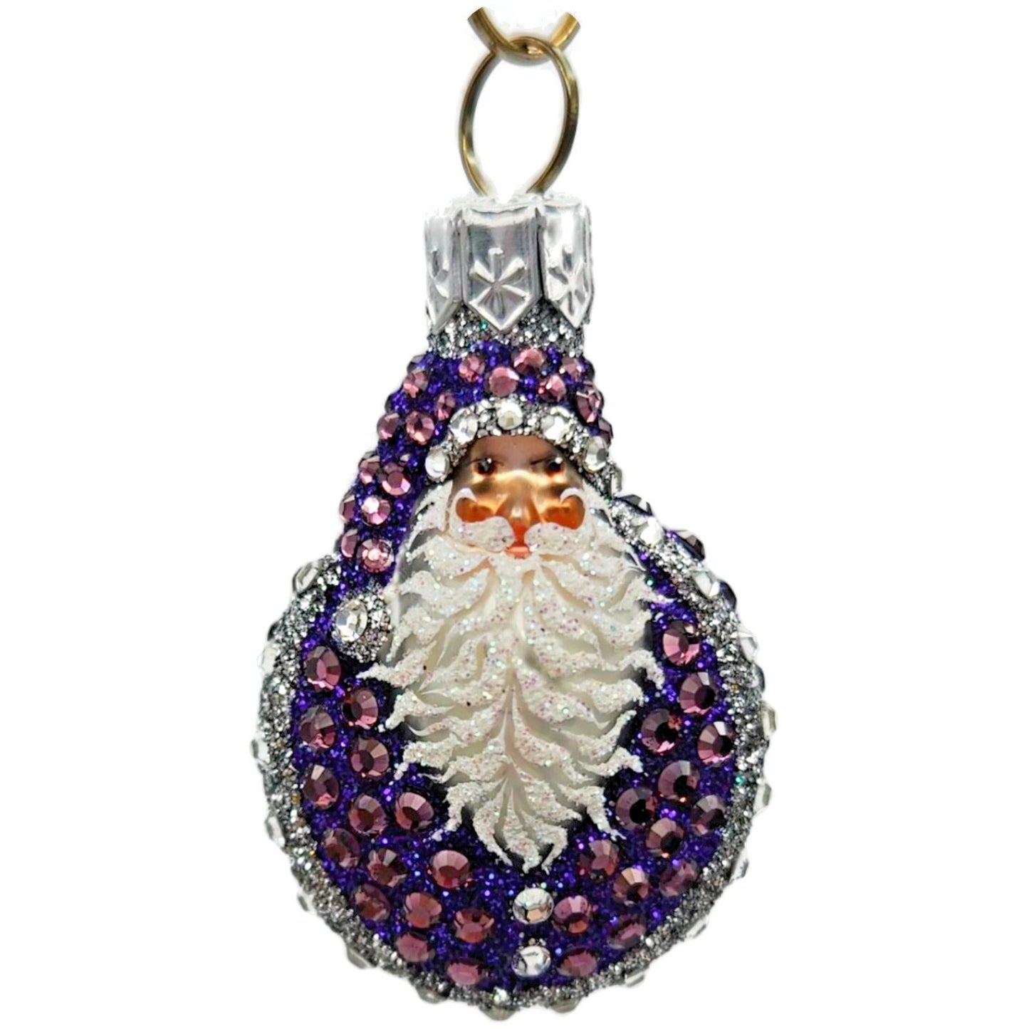 Patricia Breen Ladybug Noel Purple Jeweled Spring Christmas Ornament CATZ