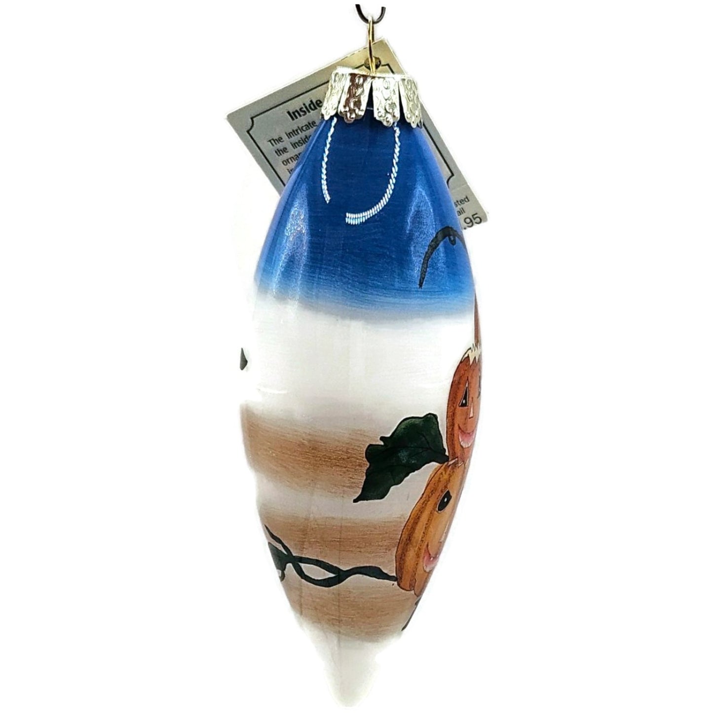 Inside Art Hand Painted Pumpkins Halloween Ornament Old World Christmas OWC
