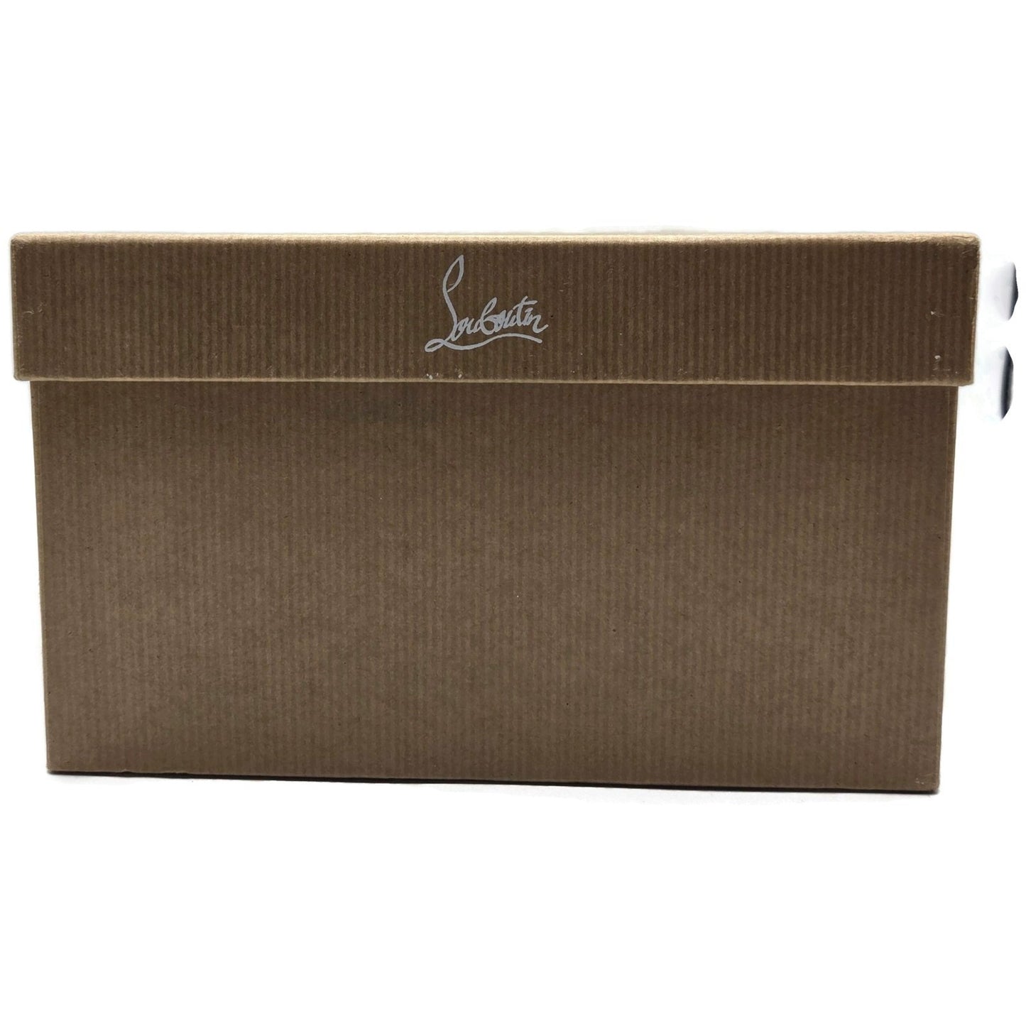 Christian Louboutin Harvanana Flat Veau Velours Blue Size 39 Spikes Crest Loafer