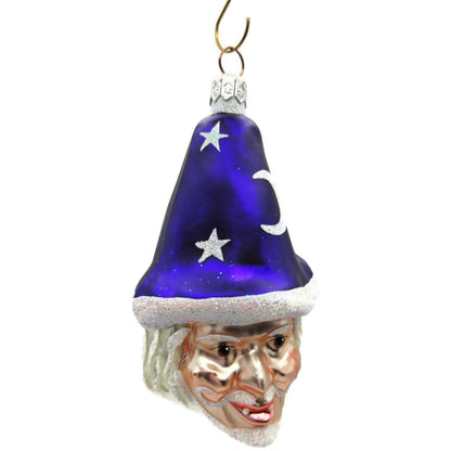 Patricia Breen Witch Hazel Wizard Purple Moon Halloween Christmas Ornament CO
