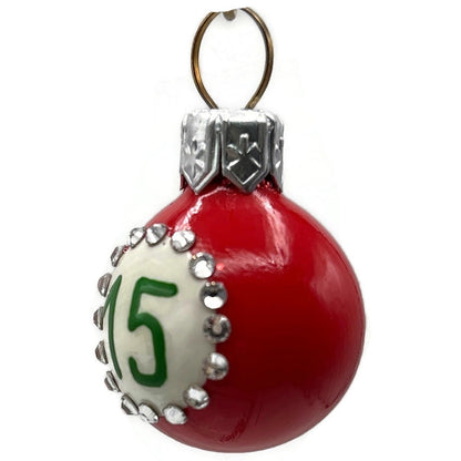 Patricia Breen Anniversary Ball 15 Red Micro Mini Christmas Tree Ornament HCB