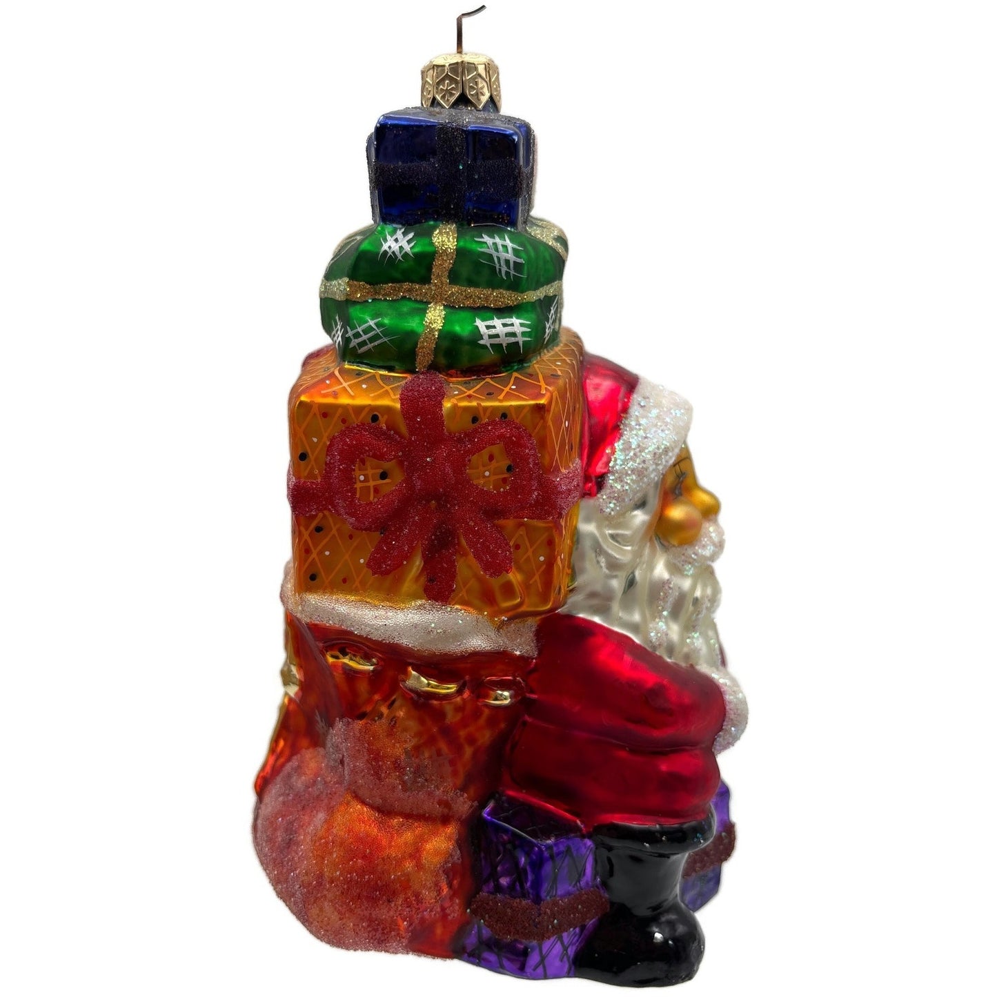 Christopher Radko Piled Mile High Santa Christmas Tree Ornament 97-234-0