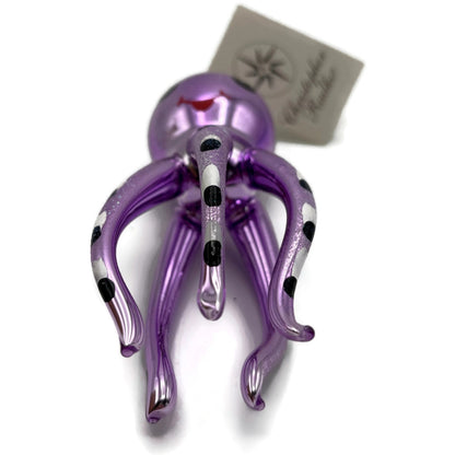Christopher Radko Maxine Purple Octopus Glass Christmas Ornament 93-240-2
