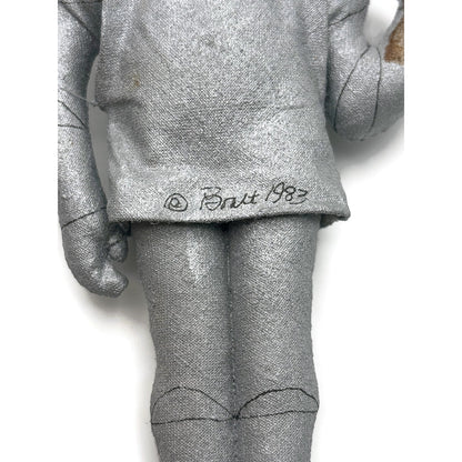 Gladys Boalt Tin Man Wizard Of Oz Handmade Fabric Christmas Tree Ornament Signed