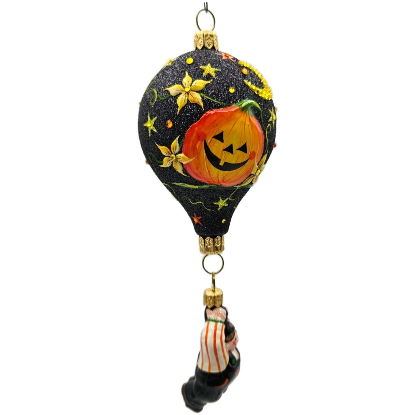 Patricia Breen Miniature Balloon Boy Jack-o-Lantern Stars Halloween Ornament HCB
