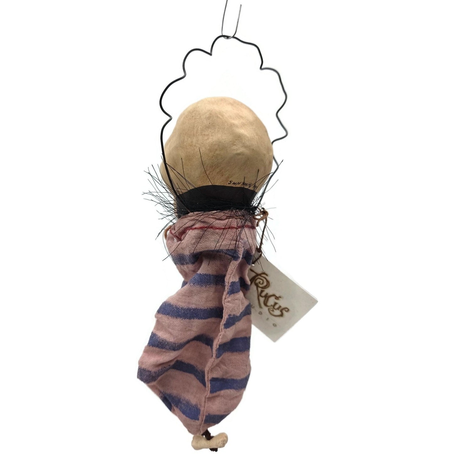 Rucus Studios Bone Head Skeleton Halloween Ornament By Scott Smith 2001 Handmade