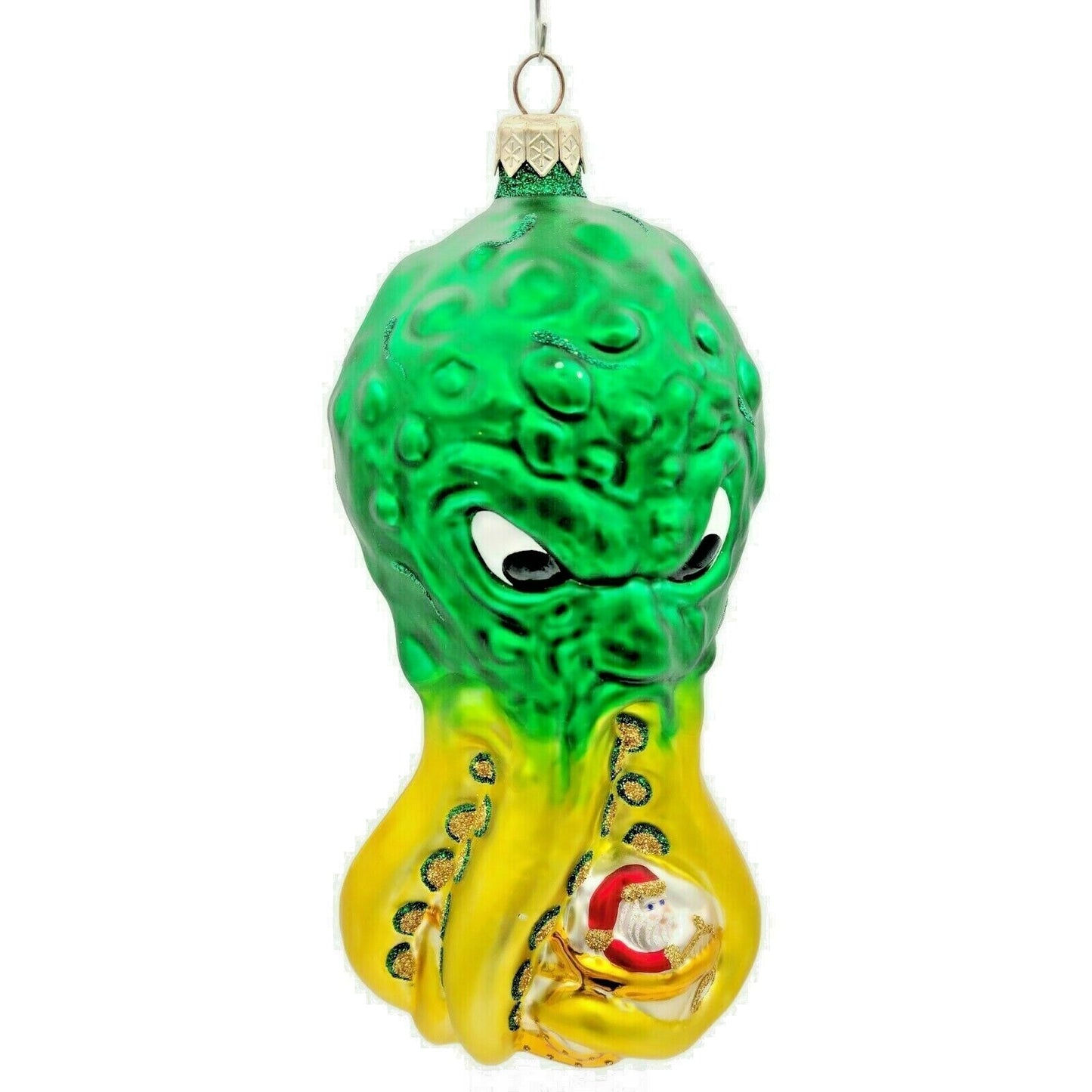 Patricia Breen Help Santa Octopus Sea Nautical Christmas Tree Holiday Ornament