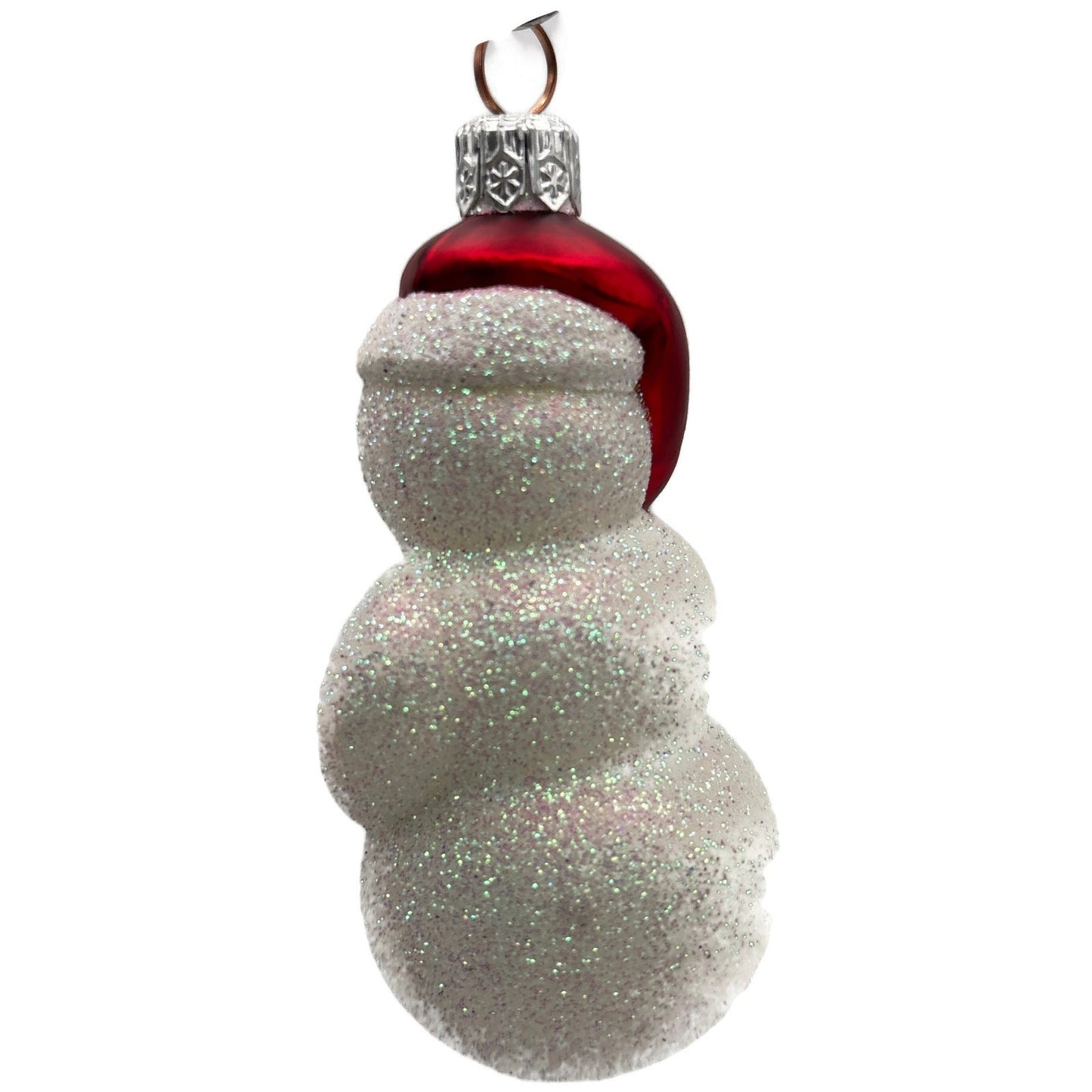 Patricia Breen Loving Snowman White Red Hearts Valentines Day Christmas Ornament