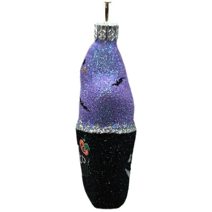 Patricia Breen Treat Seeker Black Violet Ghost Pumpkins Halloween Ornament 2261