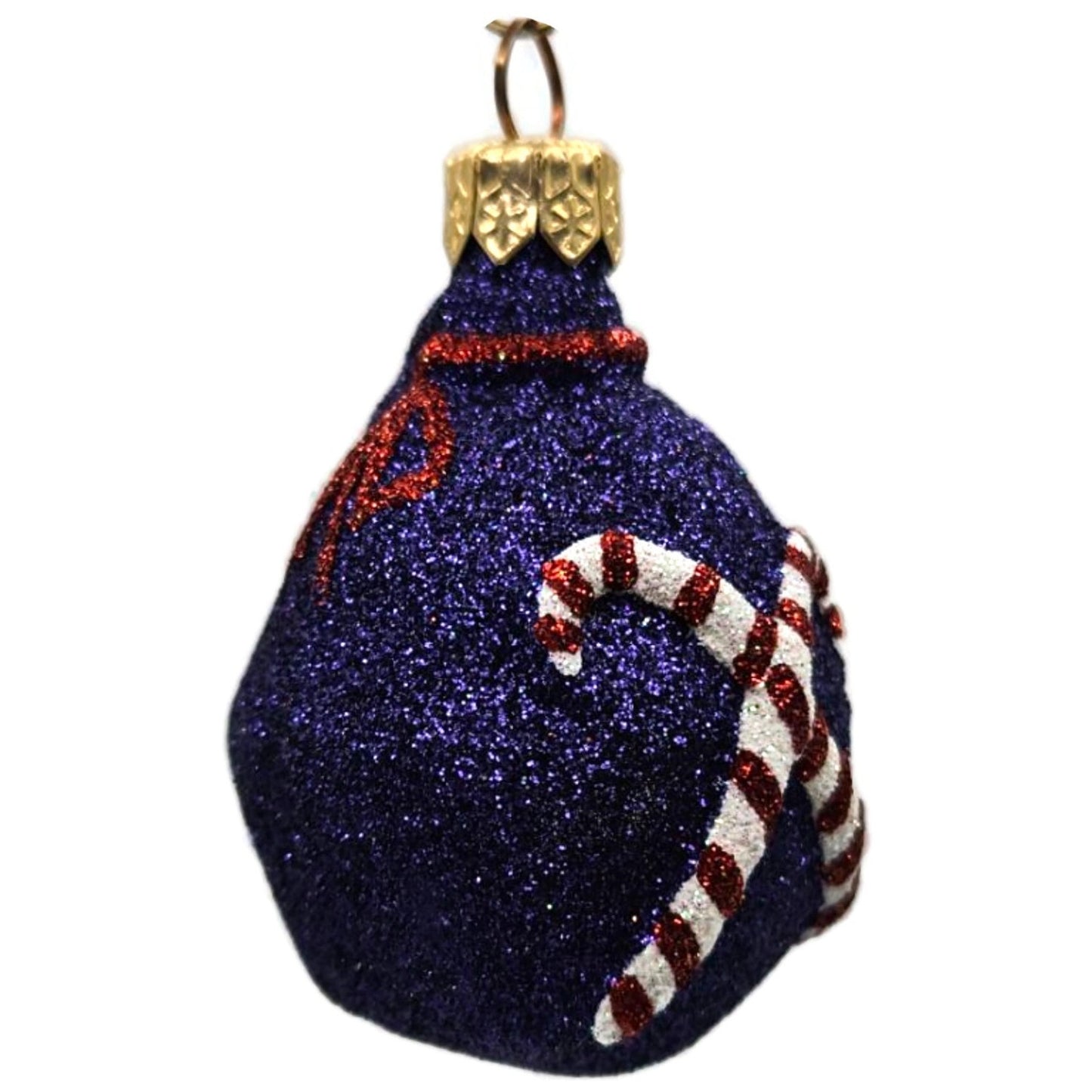Patricia Breen Peppermint Sack Purple Candy Canes Christmas Tree Ornament Gump's