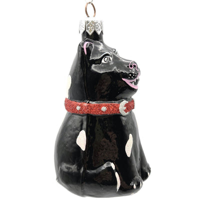 Patricia Breen Laughing Dog Black Fangs Hey Diddle Diddle Christmas Ornament