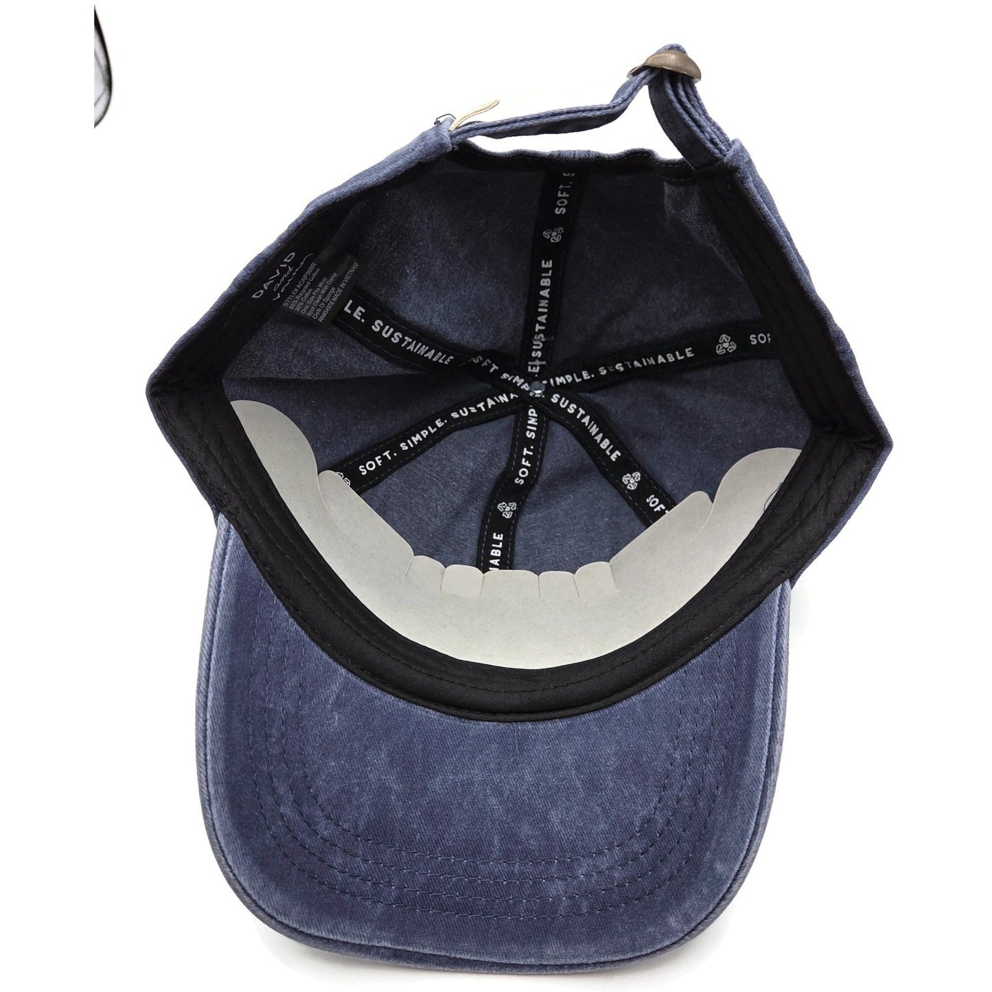 Blessed Baseball Cap Navy Blue Adjustable Hat New Rae Dunn David and Young