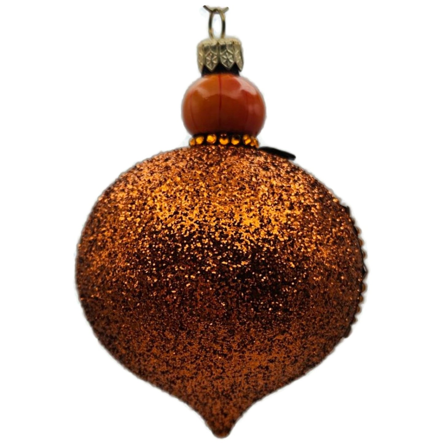 Patricia Breen Anniversary Reflector Jack-o-Lantern Chameleon Halloween Ornament