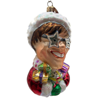 Christopher Radko Sir Elton Claus Aids Foundation Christmas Ornament 00-SP-59