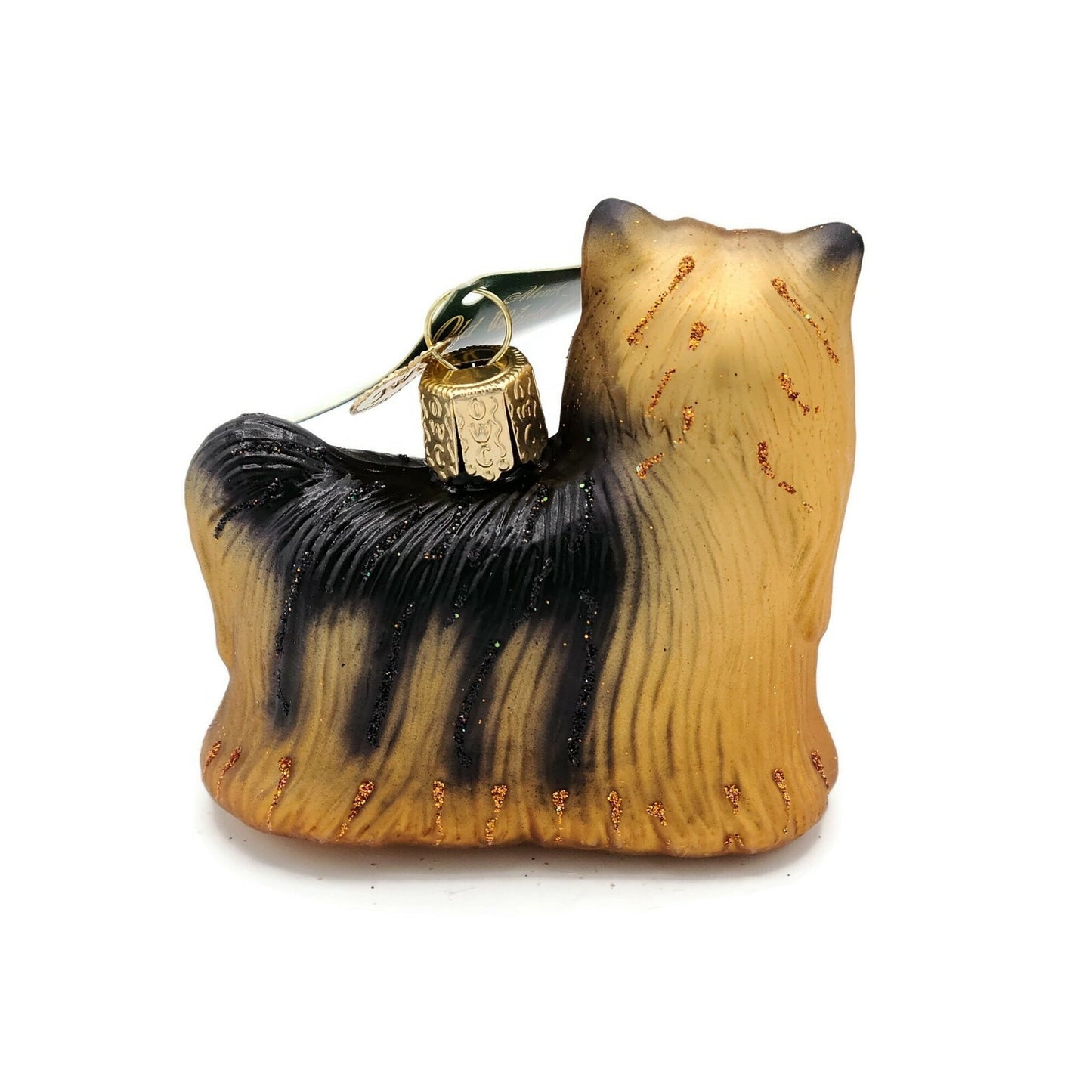 Old World Christmas Yorkie Dog Pet Puppy Friend OWC Christmas Tree Ornament