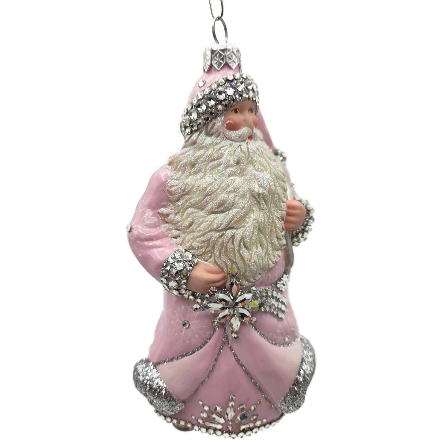 Patricia Breen Finnmark Claus Pink Santa Tree Adornment Christmas Ornament CATZ