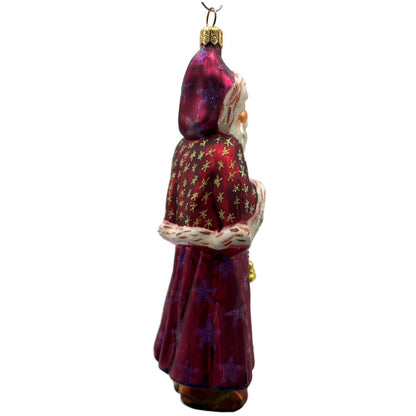 Christopher Radko Velvet Plum Nicholas Santa Christmas Tree Ornament 98-104-0