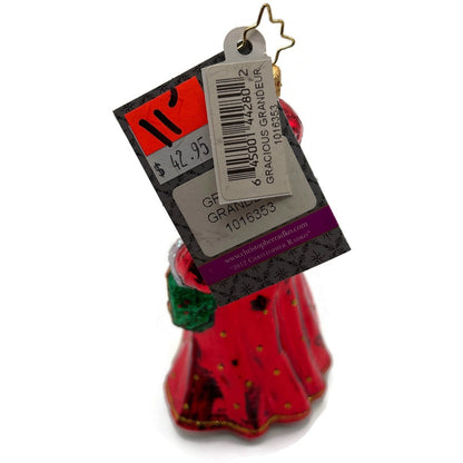 Christopher Radko Gracious Grandeur Santa Claus Glass Christmas Ornament 1016353